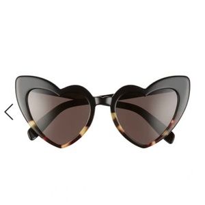 YSL SL 181 LOULOU HAVANA BLACK SUNGLASSES